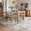 imageAMADA HOMEFURNISHING 9x12 Area Rugs for Living Room Modern Large Area Rugs with NonSlip Backing amp Low Pile Neutral Soft Washable Rug for Nursery Bedroom Dinning Room Playroom Navy BlueBeige