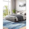 imageAMADA HOMEFURNISHING 9x12 Area Rugs for Living Room Modern Large Area Rugs with NonSlip Backing amp Low Pile Neutral Soft Washable Rug for Nursery Bedroom Dinning Room Playroom Navy BlueBlue