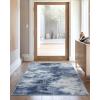 imageAMADA HOMEFURNISHING 9x12 Area Rugs for Living Room Modern Large Area Rugs with NonSlip Backing amp Low Pile Neutral Soft Washable Rug for Nursery Bedroom Dinning Room Playroom Navy BlueDark Blue