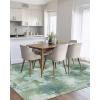 imageAMADA HOMEFURNISHING 9x12 Area Rugs for Living Room Modern Large Area Rugs with NonSlip Backing amp Low Pile Neutral Soft Washable Rug for Nursery Bedroom Dinning Room Playroom Navy BlueGreen