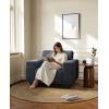 imageAmada 89 Sofa 3 Seater Sofa Couch for Living Room Modern Sofa with Deep Seats amp Wide Armrests Comfy Couch with Removable Washable Covers amp Linen Fabric Easy AssemblyBlue