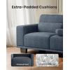 imageAmada 89 Sofa 3 Seater Sofa Couch for Living Room Modern Sofa with Deep Seats amp Wide Armrests Comfy Couch with Removable Washable Covers amp Linen Fabric Easy AssemblyBlue