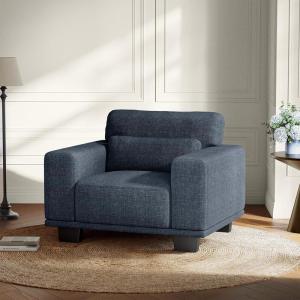 imageAmada 89 Sofa 3 Seater Sofa Couch for Living Room Modern Sofa with Deep Seats amp Wide Armrests Comfy Couch with Removable Washable Covers amp Linen Fabric Easy AssemblyBlue