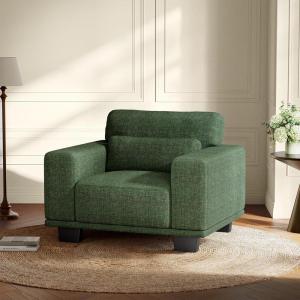 imageAmada 89 Sofa 3 Seater Sofa Couch for Living Room Modern Sofa with Deep Seats amp Wide Armrests Comfy Couch with Removable Washable Covers amp Linen Fabric Easy AssemblyGreen