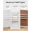 image:imageAMADA HOMEFURNISHING 354 L Floating Shelves Wall Shelves Set of 3 for BathroomLiving RoomBedroomKitchen Floating Shelves for Wall Decor with Invisible Brackets  AMFS45VWhite