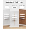 image:imageAMADA HOMEFURNISHING 354 L Floating Shelves Wall Shelves Set of 3 for BathroomLiving RoomBedroomKitchen Floating Shelves for Wall Decor with Invisible Brackets  AMFS45VWhite