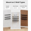 image:imageAMADA HOMEFURNISHING 354 L Floating Shelves Wall Shelves Set of 3 for BathroomLiving RoomBedroomKitchen Floating Shelves for Wall Decor with Invisible Brackets  AMFS45VBlack