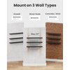image:imageAMADA HOMEFURNISHING 354 L Floating Shelves Wall Shelves Set of 3 for BathroomLiving RoomBedroomKitchen Floating Shelves for Wall Decor with Invisible Brackets  AMFS45VBlack