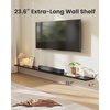 image:imageAMADA HOMEFURNISHING 354 L Floating Shelves Wall Shelves Set of 3 for BathroomLiving RoomBedroomKitchen Floating Shelves for Wall Decor with Invisible Brackets  AMFS45VBlack