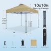 image:imageAmada 13x13 Pop Up Outdoor Gazebos on Clearance for Backyard amp Patio Furniture with Wheeled STONGo Cover Bag Carpa Pop Up Tent with Shelter Mosquito for Patio Lawn Garden1313ft GreenKhaki