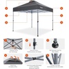 image:imageAmada 13x13 Pop Up Outdoor Gazebos on Clearance for Backyard amp Patio Furniture with Wheeled STONGo Cover Bag Carpa Pop Up Tent with Shelter Mosquito for Patio Lawn Garden1313ft GreenDark Grey