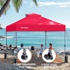 image:imageAmada 13x13 Pop Up Outdoor Gazebos on Clearance for Backyard amp Patio Furniture with Wheeled STONGo Cover Bag Carpa Pop Up Tent with Shelter Mosquito for Patio Lawn Garden1313ft GreenRed
