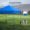 image:imageAmada 13x13 Pop Up Outdoor Gazebos on Clearance for Backyard amp Patio Furniture with Wheeled STONGo Cover Bag Carpa Pop Up Tent with Shelter Mosquito for Patio Lawn Garden1313ft GreenBlue