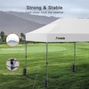 image:imageAmada 13x13 Pop Up Outdoor Gazebos on Clearance for Backyard amp Patio Furniture with Wheeled STONGo Cover Bag Carpa Pop Up Tent with Shelter Mosquito for Patio Lawn Garden1313ft GreenWhite 20x10ft