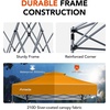 image:imageAmada 13x13 Pop Up Outdoor Gazebos on Clearance for Backyard amp Patio Furniture with Wheeled STONGo Cover Bag Carpa Pop Up Tent with Shelter Mosquito for Patio Lawn Garden1313ft GreenOrange