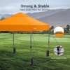image:imageAmada 13x13 Pop Up Outdoor Gazebos on Clearance for Backyard amp Patio Furniture with Wheeled STONGo Cover Bag Carpa Pop Up Tent with Shelter Mosquito for Patio Lawn Garden1313ft GreenOrange