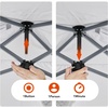 image:imageAmada 13x13 Pop Up Outdoor Gazebos on Clearance for Backyard amp Patio Furniture with Wheeled STONGo Cover Bag Carpa Pop Up Tent with Shelter Mosquito for Patio Lawn Garden1313ft GreenWhite 20x10ft