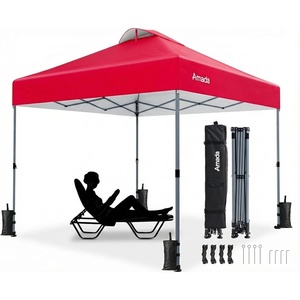 image:imageAmada 13x13 Pop Up Outdoor Gazebos on Clearance for Backyard amp Patio Furniture with Wheeled STONGo Cover Bag Carpa Pop Up Tent with Shelter Mosquito for Patio Lawn Garden1313ft GreenRed