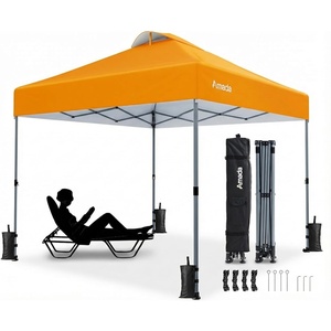 image:imageAmada 13x13 Pop Up Outdoor Gazebos on Clearance for Backyard amp Patio Furniture with Wheeled STONGo Cover Bag Carpa Pop Up Tent with Shelter Mosquito for Patio Lawn Garden1313ft GreenOrange