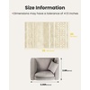 image:imageAMADA HOMEFURNISHING 8x10 Washable Area Rugs Boho Geometric LowPile with NonSlip Backing Stain Resistance amp Durable Edge Binding Soft Indoor Carpet for Living Room Bedroom Dining Room BeigeBeige