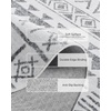 image:imageAMADA HOMEFURNISHING 8x10 Washable Area Rugs Boho Geometric LowPile with NonSlip Backing Stain Resistance amp Durable Edge Binding Soft Indoor Carpet for Living Room Bedroom Dining Room BeigeLight Grey