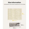image:imageAMADA HOMEFURNISHING 8x10 Washable Area Rugs Boho Geometric LowPile with NonSlip Backing Stain Resistance amp Durable Edge Binding Soft Indoor Carpet for Living Room Bedroom Dining Room BeigeBeige